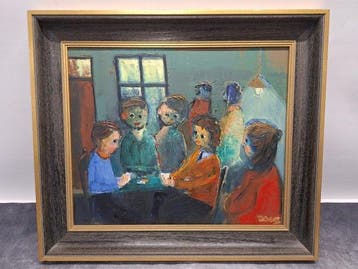 Willy De Bever (1937-2024) - Card Players