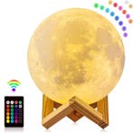3D RGB Sterren Maan Galaxy Lamp 20cm met Afstandsbediening -, Huis en Inrichting, Verzenden, Nieuw