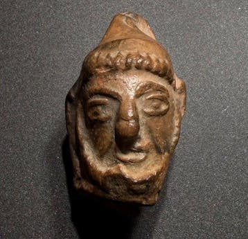 Oud-Grieks, Hellenistisch Terracotta ongebeschadigd, met, Antiek en Kunst