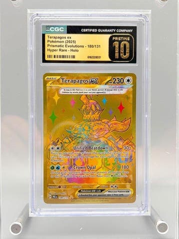 Pokémon Graded card - Terapagos ex - Prismatic Evolutions -, Nieuw