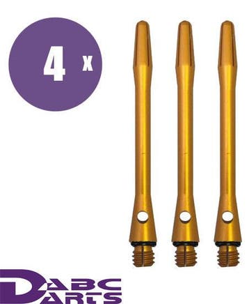 ABC Darts – Aluminium Geel – 3 sets (Dart Shafts), Sport en Fitness, Darts, Ophalen of Verzenden, Nieuw, Shafts