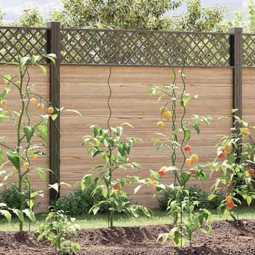 vidaXL Plantondersteuning 5 st Groen 150 x 0,6 x 0,6 cm, Verzenden, Nieuw