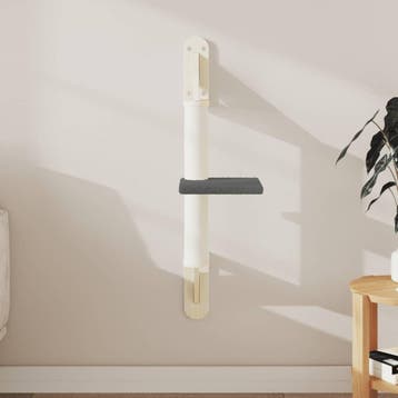 vidaXL Kattenmeubel wandgemonteerd met krabpaal 85,5 cm, Dieren en Toebehoren, Verzenden, Nieuw