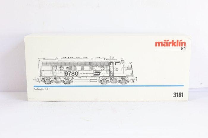 Märklin H0 - 3181 - Locomotive diesel (1) - EMD F-7, A-Unit, Hobby en Vrije tijd, Modeltreinen | H0