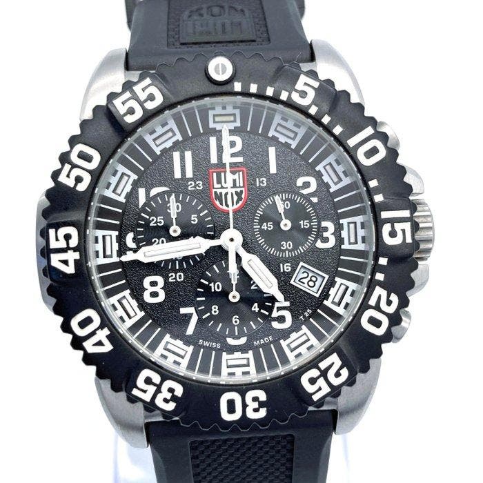 Luminox - Navy SEAL Steel Colormark Chronograph - Sans prix, Handtassen en Accessoires, Horloges | Heren