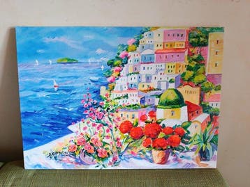 Alfredo Grimaldi (1950) - Positano, costiera amalfitana