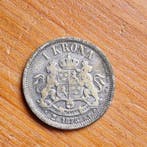 Suède. Oscar II. 1 Krona 1875 (Sans prix de réserve), Postzegels en Munten, Postzegels | Europa | Rusland, Gestempeld