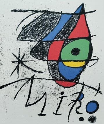 Joan Miro (1893-1983) - Composición - Katalog 1