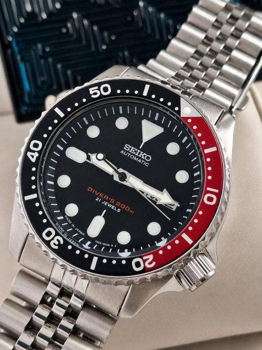 Seiko Divers – Ref.7S26-0020 – 23 Jewels – Pepsi Bezel -, Handtassen en Accessoires, Horloges | Antiek