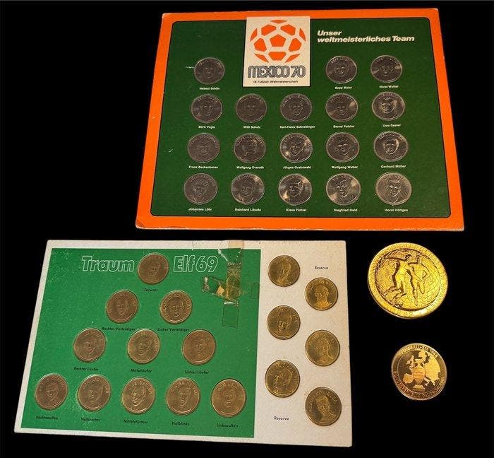 Germany . Mexico 70 & Traum Elf 69 - Complete Football, Collections, Collections Autre