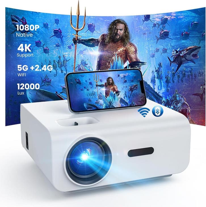 Mini Beamer Full HD | Retour Deal | 62% Korting!, TV, Hi-fi & Vidéo, Projecteurs vidéo, Envoi