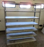 Rek, Schap, Kast, 130cm, gegalvaniseerd staal, B130 x D40 x, Nieuw in verpakking