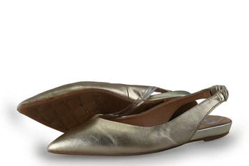 Manfield Ballerinas in maat 38 Goud, Overige kleuren, Verzenden, Ballerina's, Zo goed als nieuw
