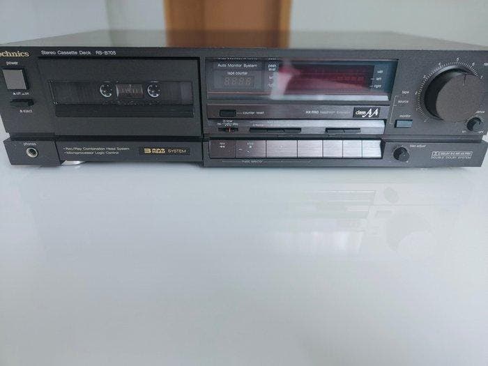 Technics - RS-B705 Cassetterecorder-speler, TV, Hi-fi & Vidéo, Radios