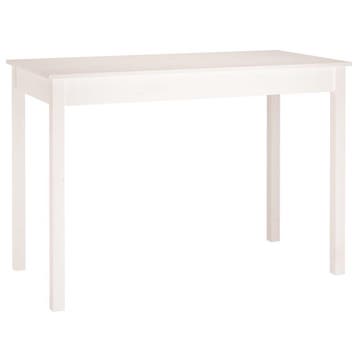 Eettafel wit massief hout | Tweede kansje, OP = OP, Huis en Inrichting, Gebruikt, 100 tot 150 cm, Verzenden, 50 tot 100 cm