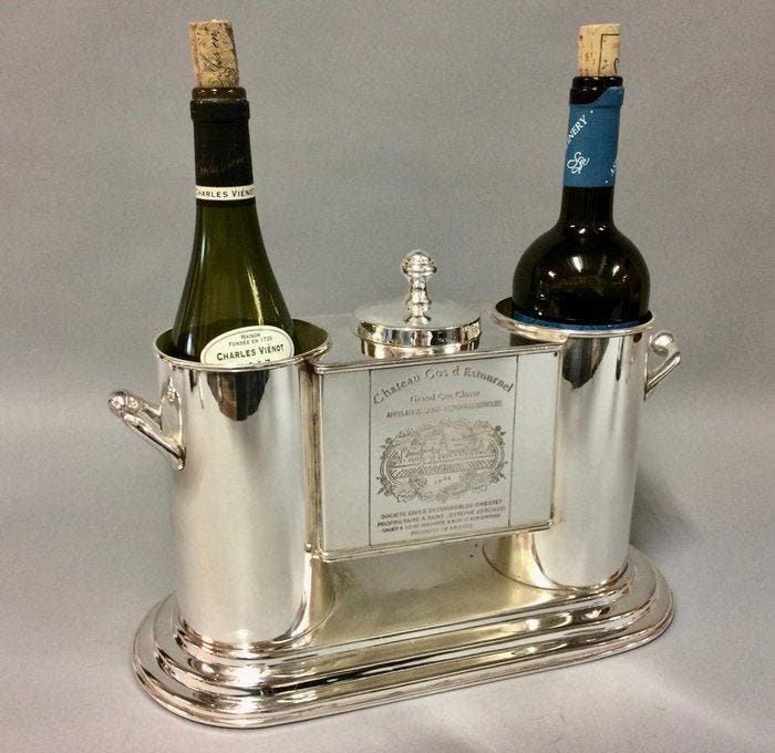 Wijnkoeler - Wijnkoeler voor twee flessen met een, Collections, Vins