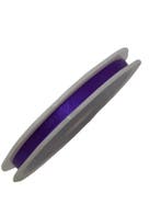 Dubbelsatijn lint 410 Purple Paars 10 mm rol 50 meter, Nieuw