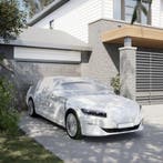 vidaXL Autohoes voor helft van de auto met haken M PEVA, Verzenden