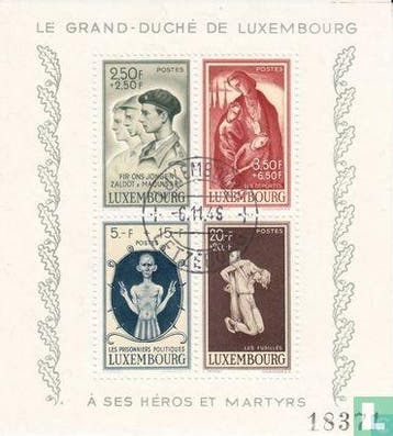 Luxemburg - Fonds voor oorlogsslachtoffers - 1946, Verzenden, Gestempeld