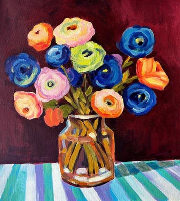 Niurka Moreno Leyva - Deconstrucción floral en color NO