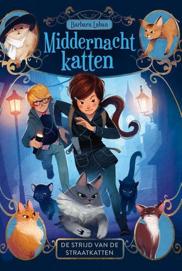 De strijd van de straatkatten / Middernachtkatten, Boeken, Verzenden, Zo goed als nieuw, Barbara Laban