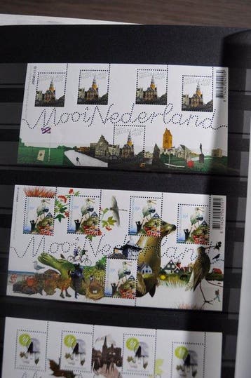 Nederland - Flinke verzameling Stadspost met blokken,, Gestempeld