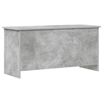 vidaXL Opbergkist met opslag Betongrijs 100 x 40 x 50 cm, Verzenden