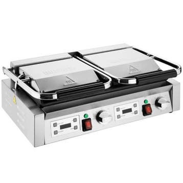 Contact-/Paninigrill | BISTRO | Dubbel | Glad/Gegroefd, Verzenden
