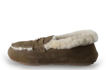 Manfield Pantoffels in maat 38 Bruin, Verzenden, Pantoffels of Sloffen
