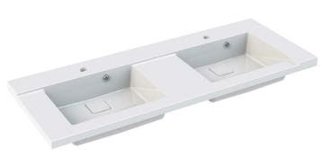 Sanifun Allibert wastafel King 1202 x 462 x 30 mm, Ophalen of Verzenden, Wastafel