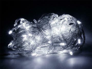 Kerstverlichting Koud Wit 22 Meter 300 LEDs - 8 Standen, Verzenden, Nieuw