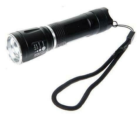 LED zaklamp CREE Q5 230-Lumen 11,5 cm, Caravans en Kamperen, Kampeeraccessoires, Verzenden