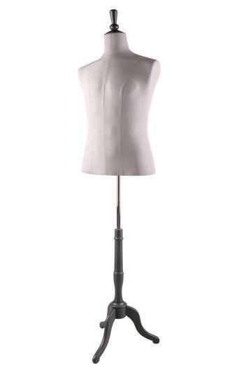 *TIP*  Buste man large wit 3/4 model op poot BC966-1-B0, Ophalen of Verzenden
