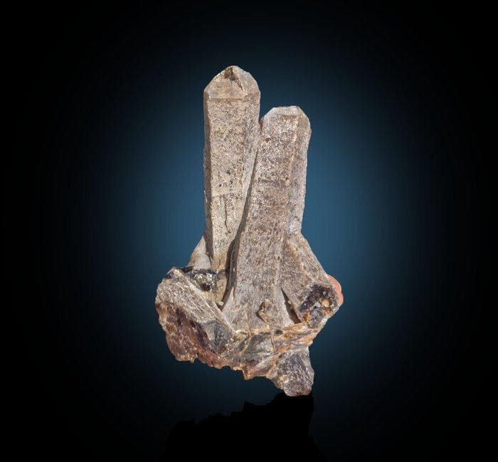 Quartz citrine avec calcédoïne – Lot de cristaux naturels, Verzamelen, Mineralen en Fossielen