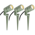 Tuinspots 3x Mini LED Spike Tuinspot Groen, Overige materialen, Verzenden, Minder dan 50 watt, Overige typen