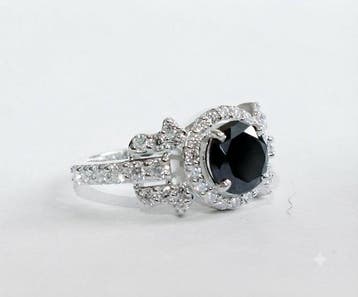 Zonder minimumprijs - Ring Zilver - 2.60ct. tw. Diamant