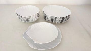 ANCAP - Made in Italy - Tafelservies (16) - Forma Conchiglia, Antiek en Kunst