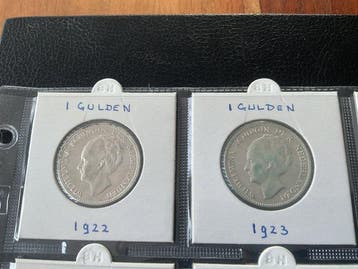 Nederland. Wilhelmina. 1 Gulden 1922/1943, 11 stuks