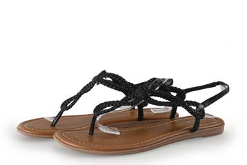 Graceland Sandalen in maat 38 Zwart, Vêtements | Femmes, Chaussures, Verzenden, Sandalen of Muiltjes