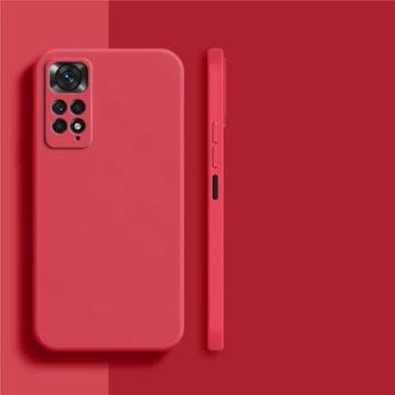 Xiaomi Redmi Note 11 Pro Plus Square Silicone Hoesje -, Verzenden, Nieuw