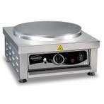 Crêpe maker | 1x Ø400 mm | 3kW | 450x520x245(h)mm, Verzenden