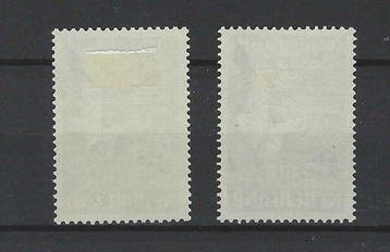 Pays-Bas 1951 - Courrier aérien Meeuwen - NVPH LP12/LP13, Gestempeld
