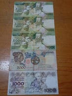 Portugal, Timor. - 6 Banknotes - 1967/1989 (Zonder