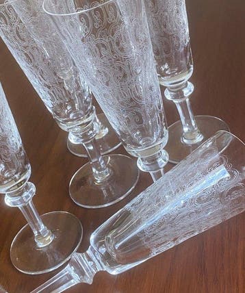 Baccarat - Kelk (6) - Rohan - Kristal - Baccarat kristal