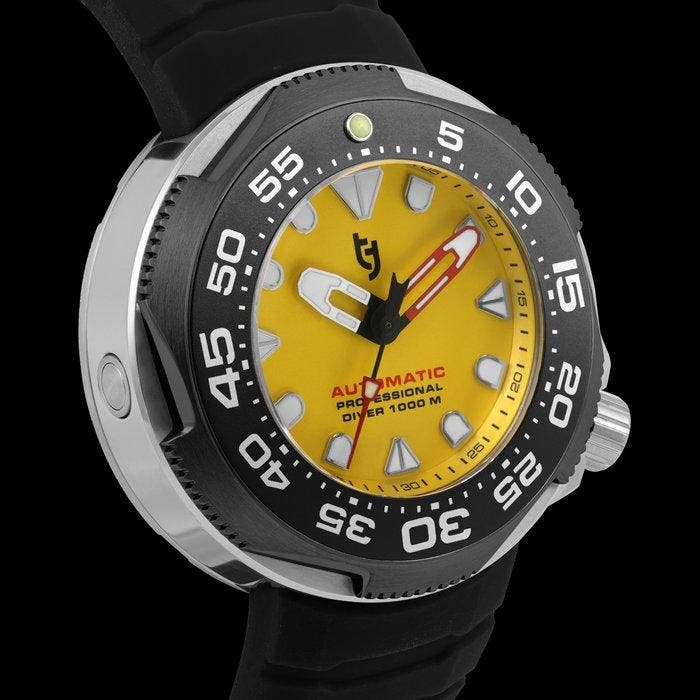 Tecnotempo - Divers 1000M Professional Diver - Automatic, Handtassen en Accessoires, Horloges | Heren