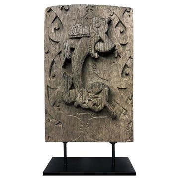 partie du panneau de maison ou de porte - Aso - Iban Dayak -