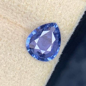 Zonder minimumprijs - 1 pcs Blauw Saffier - 1.58 ct -, Nieuw