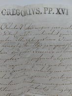 Pope Gregory XVI - Papal brief - 1842, Verzamelen, Nieuw