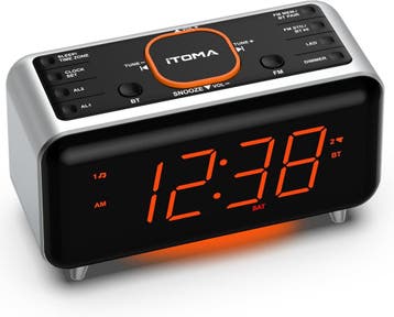 iTOMA Wekkerradio met nachtlamp | Retour deal | Sla je slag, Electroménager, Verzenden