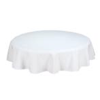 Nappe de Table Ronde White Blanc 275cm Ø - Treb SP, Verzenden